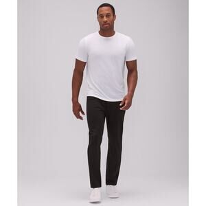 Unbound Merino Men's Slim Traveler Pants Black Size 28x28 Wool NWOT Minimalist